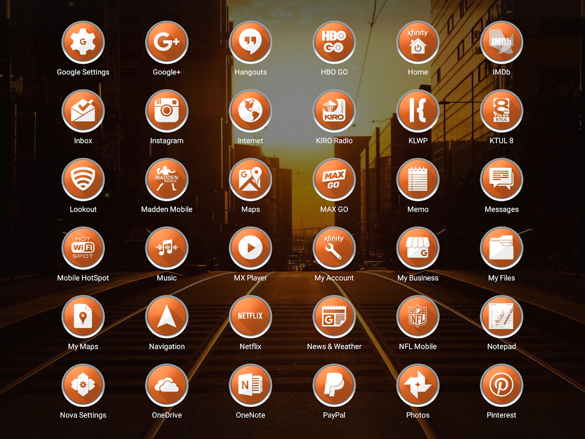    Enyo Orange - Icon Pack- screenshot  