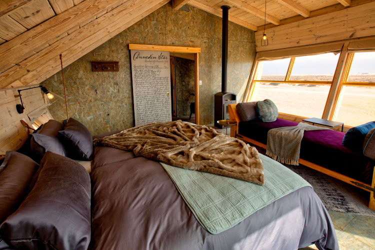 Shipwreck Lodge twin room.