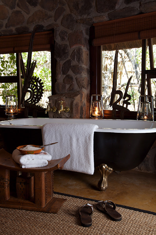 Makweti Safari Lodge, bathroom.
