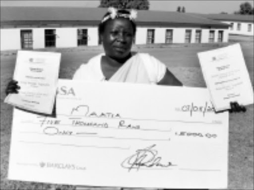 REWARD: Selaelo Elisabeth Rakgakola won the Mopani district Female Farmer of the Year competition. © Sowetan.