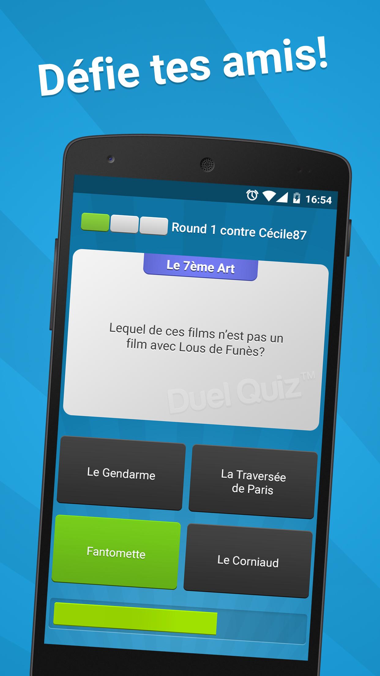 Android application Duel Quiz screenshort