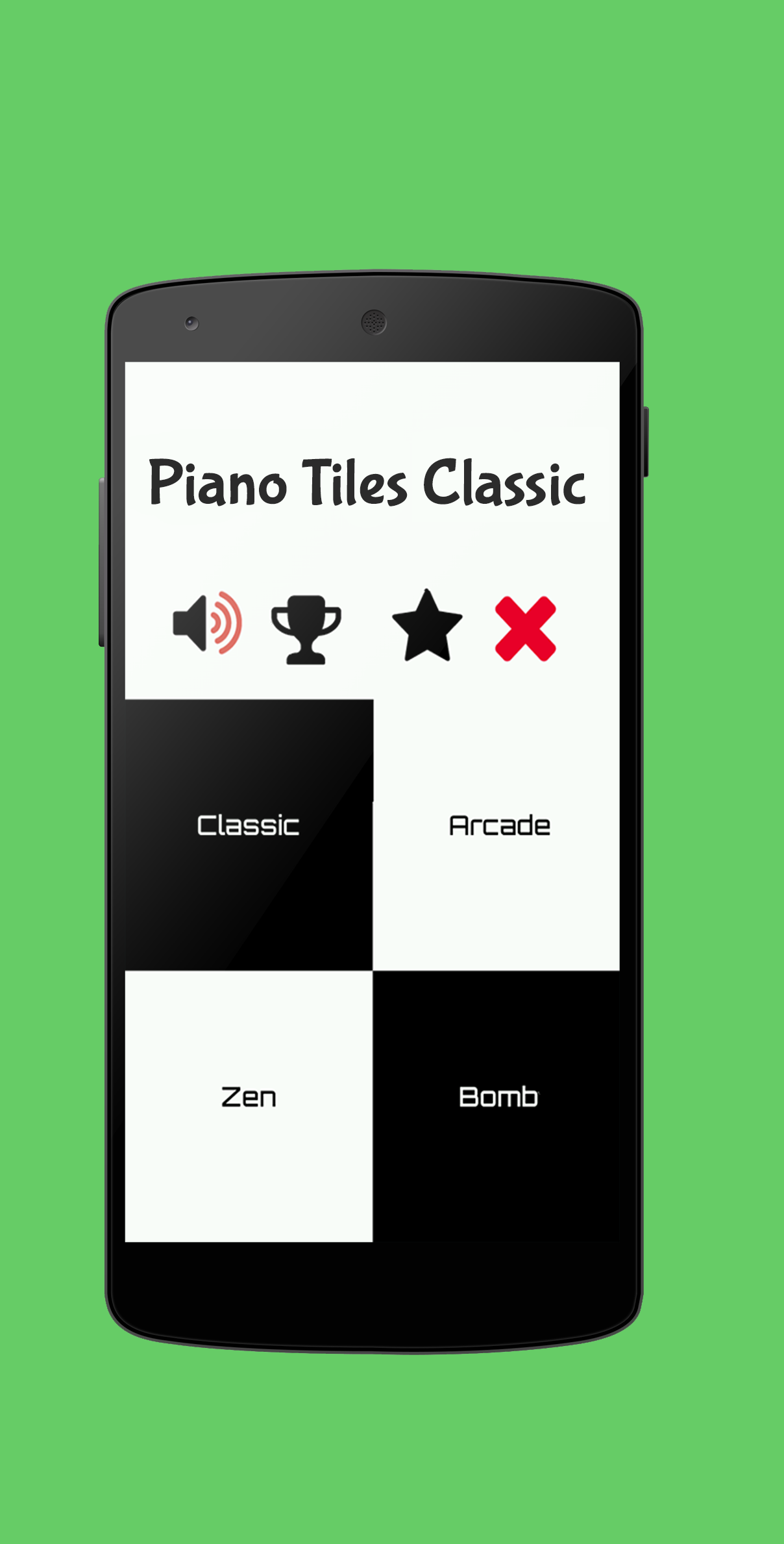 Android application Classic Piano Tiles screenshort