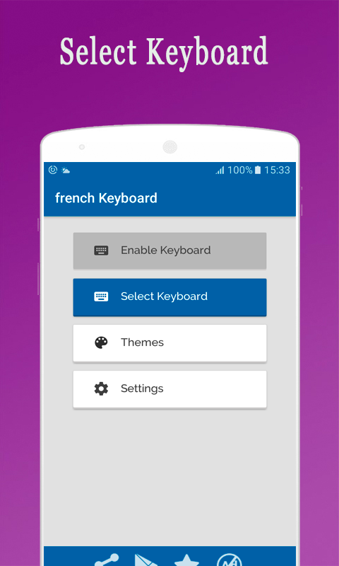 Android application French Keyboard screenshort