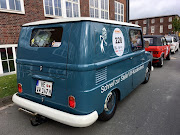 From the rear, its relationship to the original Transporter is evident. 