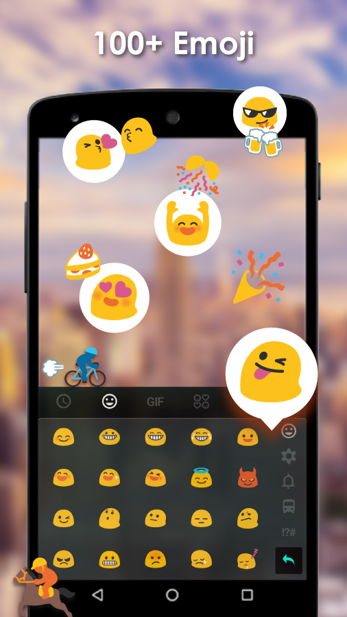 Android application TouchPal - Cute Emoji Keyboard screenshort