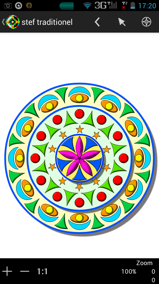 Android application Dream Mandala Maker screenshort