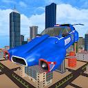 ダウンロード Flying Police Car Games Free をインストールする 最新 APK ダウンローダ