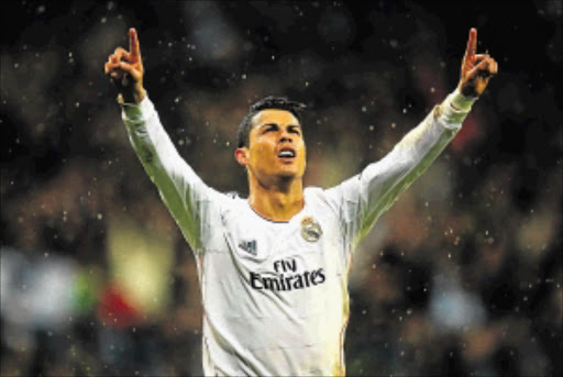 STAR PLAYER: Cristiano Ronaldo of Real Madrid looks set to play today Photo: Clive Rose/Getty Images