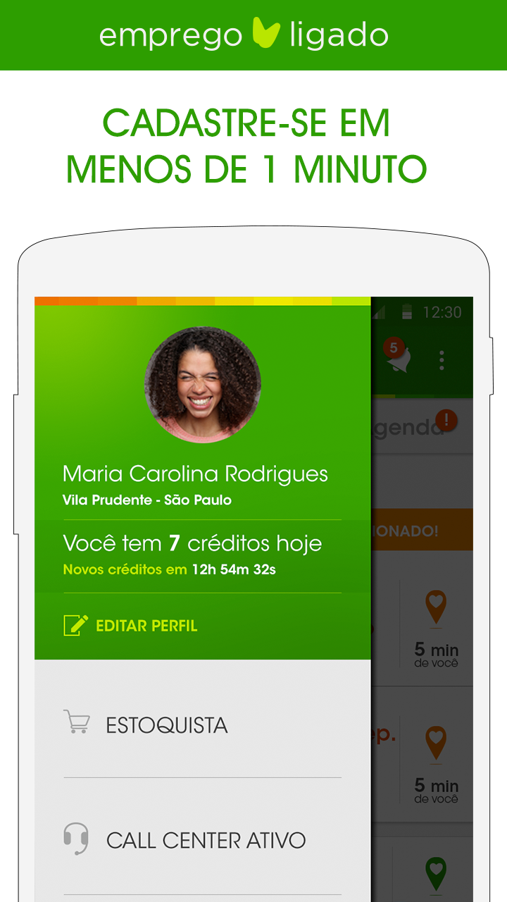 Android application Emprego Ligado - Vagas screenshort
