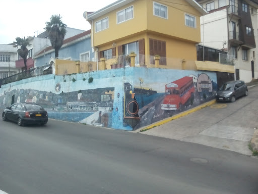 Mural Cerro Baron Valparaiso