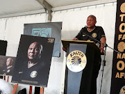 Kaizer Chiefs owner-chairman Kaizer Motaung speaks during the club's 50th Anniversary celebrations in Phefeni, Soweto, on January 7 2020.  