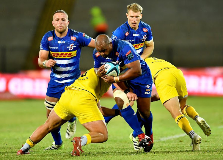 Ali Vermaak on the charge for the Stormers in their United Rugby Championship against Zebre at Danie Craven Stadium in December. Picture: ASHLEY VLOTMAN/GALLO IMAGES