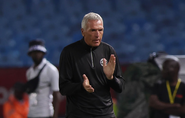 Cape Town Spurs coach Ernst Middendorp.