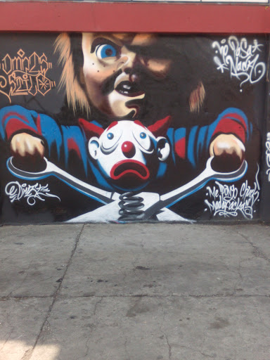 Mural Del Muñeco Diabólico