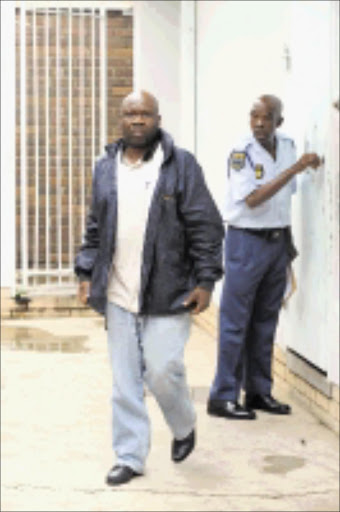 COURT DATE: Munghana Lonene FM music compiler Freddy Baloyi is remanded in custody until his bail hearing on April 13. PIC: ELIJAR MUSHIANA. 06/04/2010. © Sowetan.