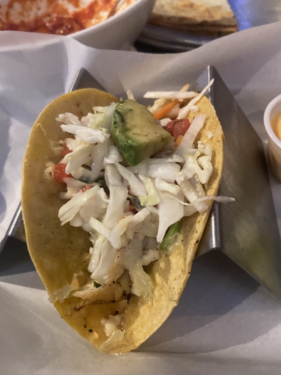 Gluten-Free Tacos at Elliot's Wood Fired Kitchen & Tap