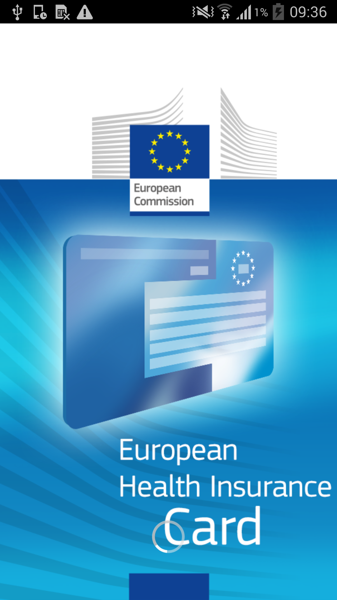 Android application European Health Insurance Card screenshort