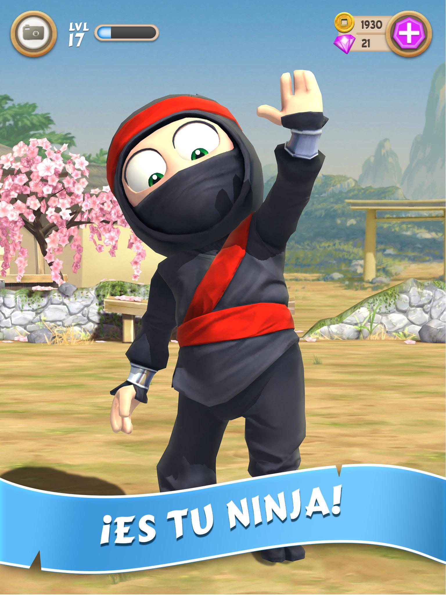 Android application Clumsy Ninja screenshort