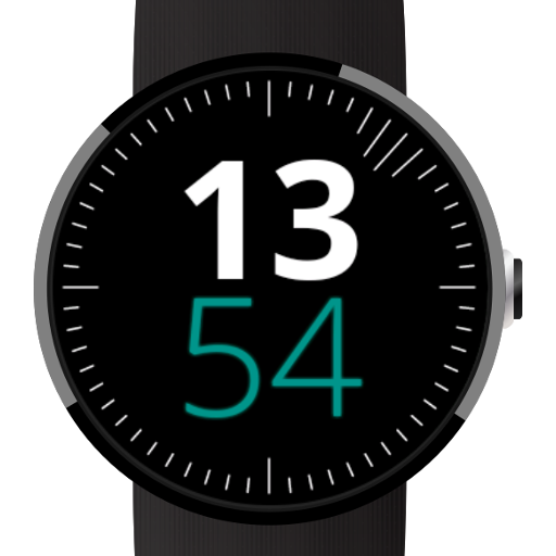 Digital Wave Watch Face