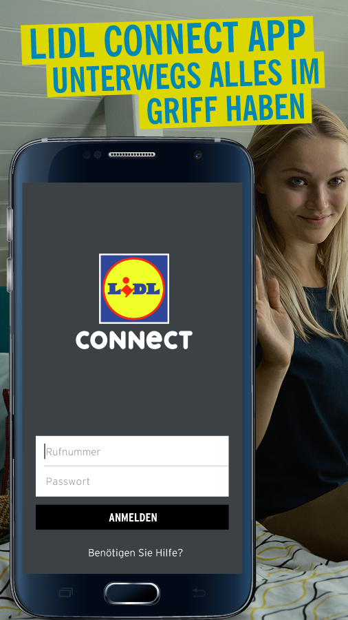 Android application LIDL Connect screenshort