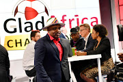 Tim Sukazi of TS Galaxy during the official launch of the GladAfrica Championship at Studio 6 on August 13, 2019 in Johannesburg, South Africa. 