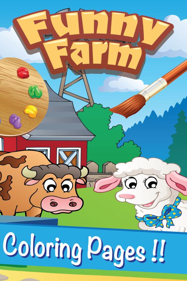 Android application Farm Animal Villege Color Book screenshort