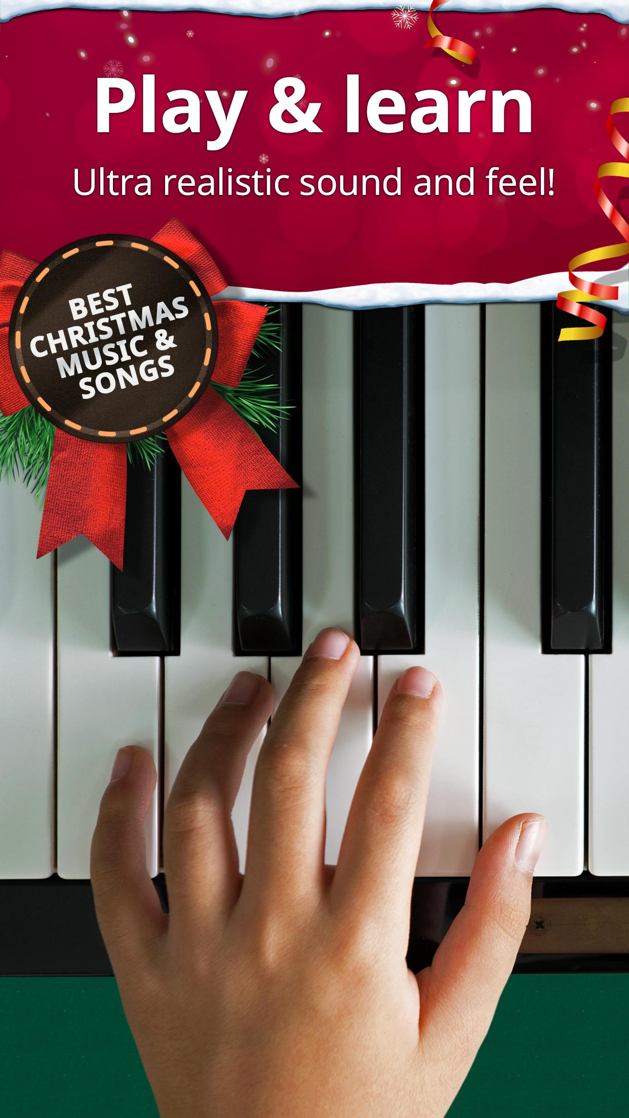 Android application Christmas Piano: Music &amp; Games screenshort