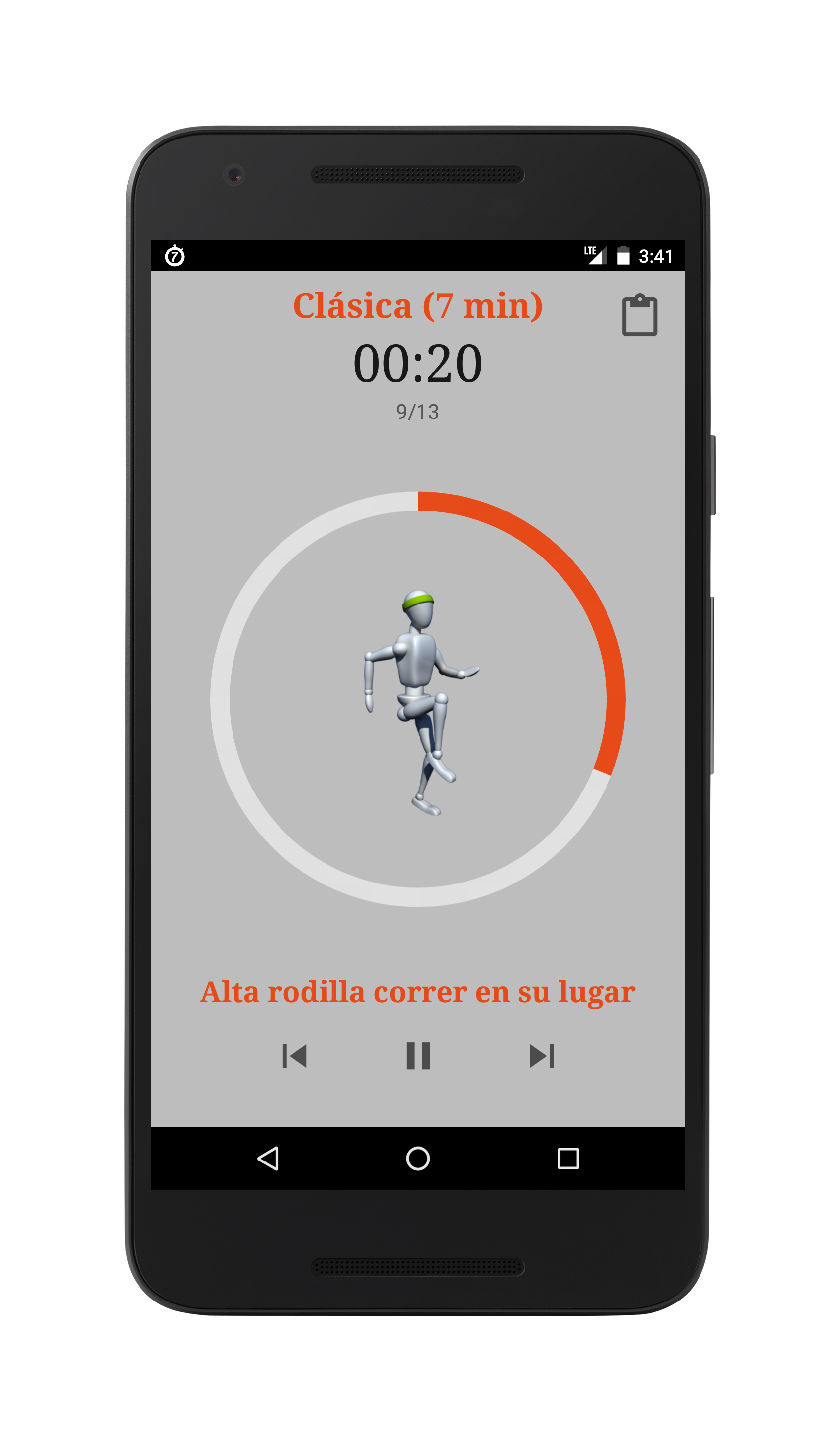 Android application 7 Minute HIIT Home Workout screenshort