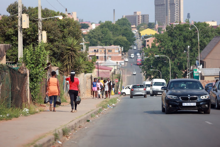 A street is pictured in Westbury, west of Johannesburg, Gauteng. File photo: VELI NHLAPO