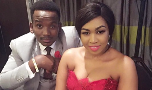 Sfiso and Ayanda Ncwane prior to the star's death in December last year.