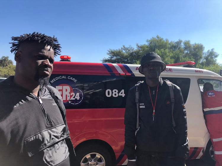 Thabiso Mhlomvu from the South African Arts and Culture Youth Forum was waiting for a meeting with SABC managers when a fire broke out on June 25 2019.