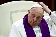 Pope Francis presides over the '24 Hours for the Lord' Lenten initiative at the Roman parish of San Pio V, in Rome, Italy, March 8, 2024.