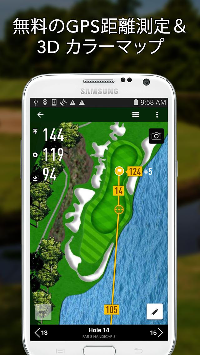 Android application GolfLogix GPS + Putt Line screenshort