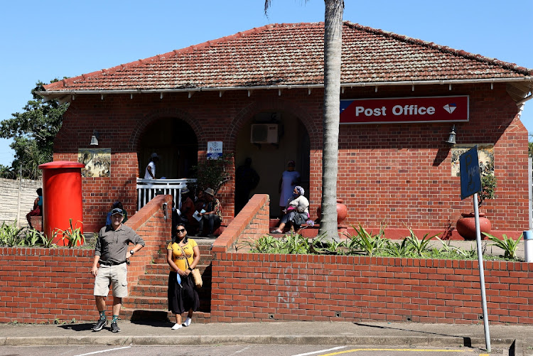 Some landlords have locked out Sapo from their properties. Pictured is the Umhlali Post Office, which is an eyesore in the KwaZulu-Natal seaside town. Residents are taking "ownership" of it by refurbishing it at their own cost.