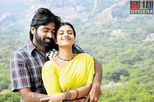 STUDENTS IN LOVE: Inigo Prabhakaran and Gayathri take the romantic lead roles in the film 'Rummy'