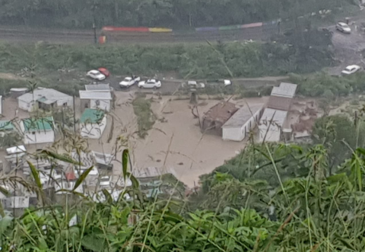 Residents have been evacuated after torrential rain caused flooding in the town of Port St Johns in the Eastern Cape on Monday, April 22 2019.