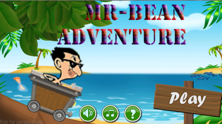 Android application my Mr-Baen Adventure. screenshort