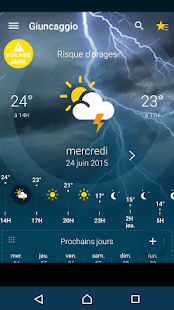 Météo-France screenshot for Android
