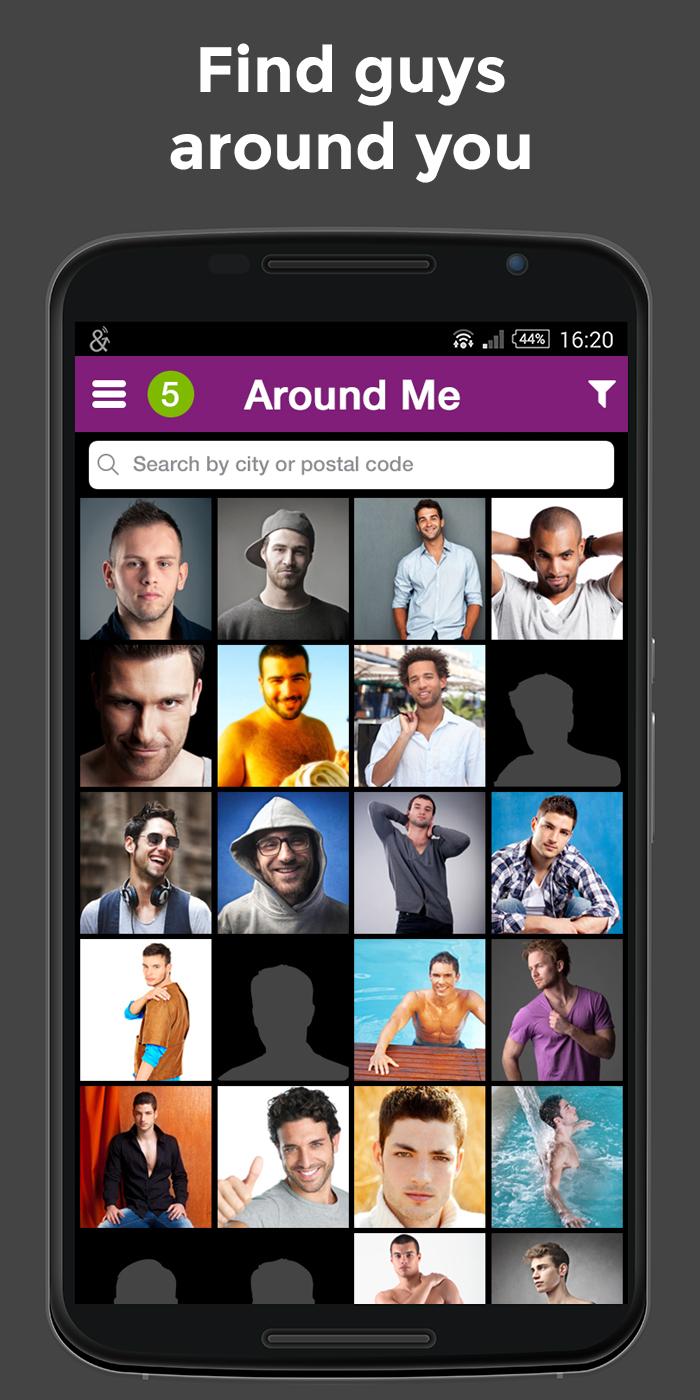 Android application Gayvox - Gay Lesbian Bi Dating screenshort