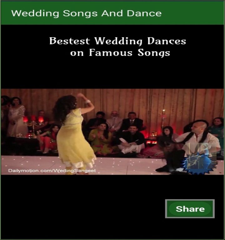 Android application Mehndi Dance &amp; Wedding Songs screenshort