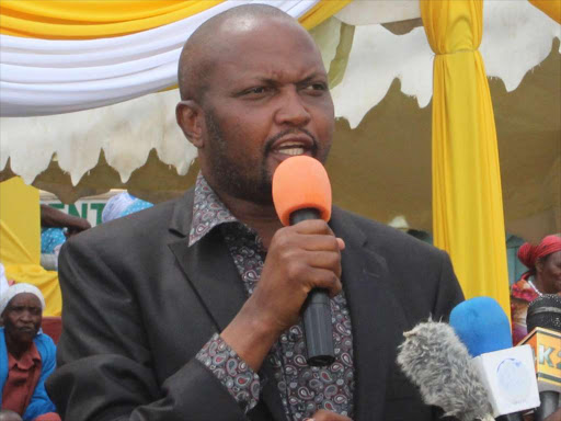 A file photo of Gatundu South MP Moses Kuria.