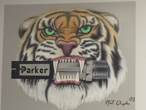 Fluid Specialties Parker Tiger Mural