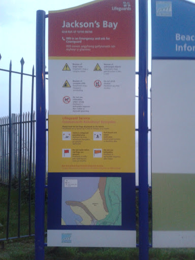 Jacksons Bay Beach Information And Safety Board