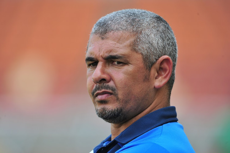 Clinton Larsen coach of Chippa United during the Absa Premiership match between Baroka FC and Chippa United at Peter Mokaba Stadium on February 03, 2019 in Polokwane, South Africa.