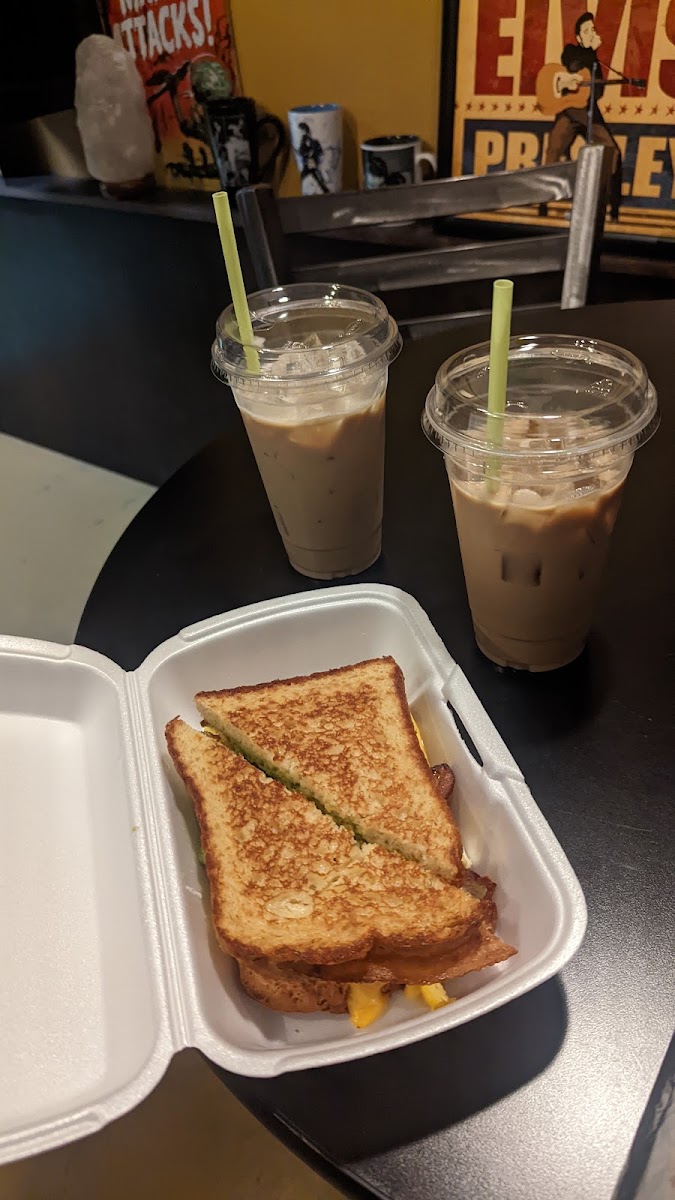 Gluten-Free Breakfast Sandwiches at The Atom Bistro and Coffee Bar