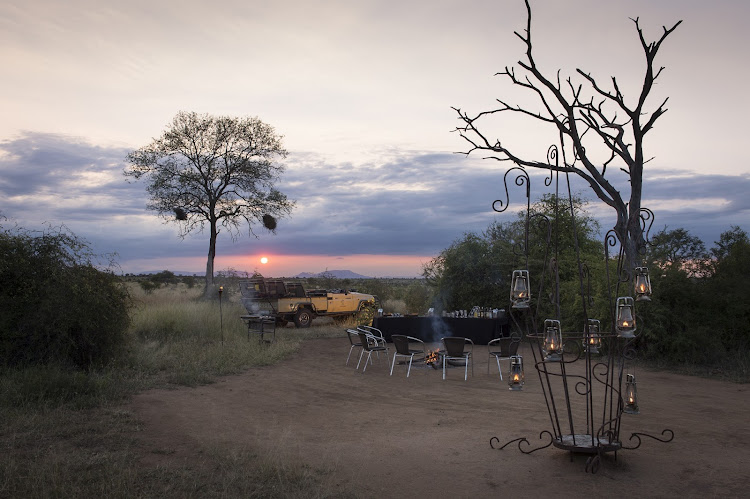 Meals can be served in surprise locations in the bush.