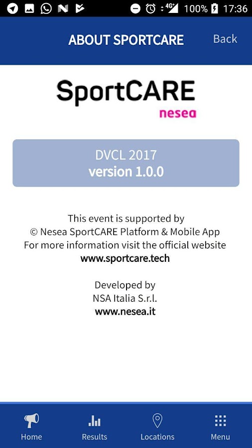 DVCL BERGAMO 2017 — приложение на Android