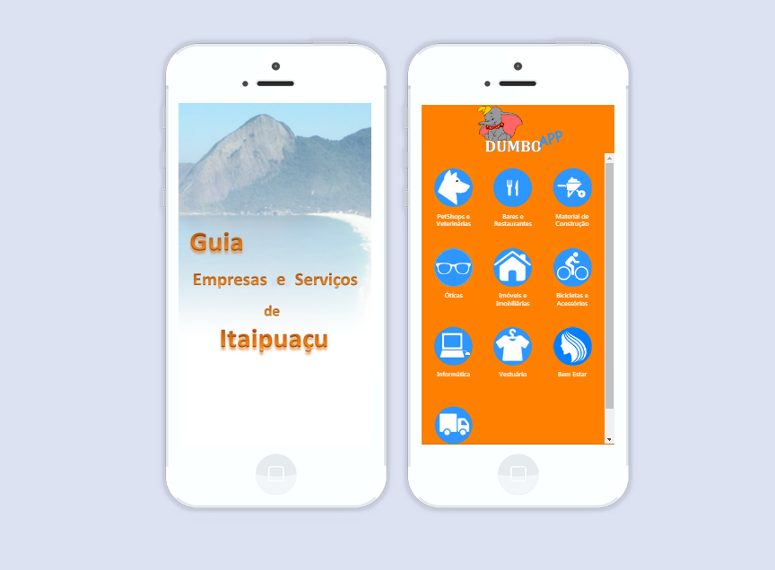 Android application Dumbo Guia de Itaipuaçu screenshort