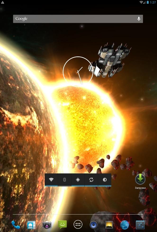 Android application Fire Planet 3D XL screenshort
