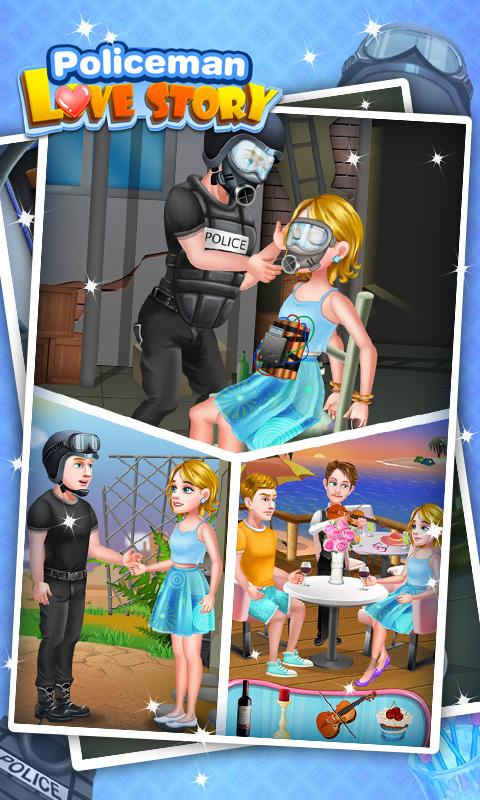 Android application Policemans Love Story screenshort